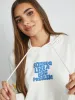 Sounds Like A You Problem Hoodie in Ecru sold by Skinnydip London
