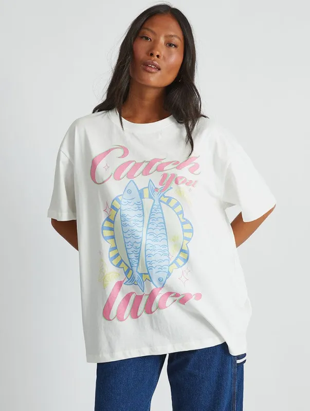 Catch You Later T-Shirt sold by Skinnydip London