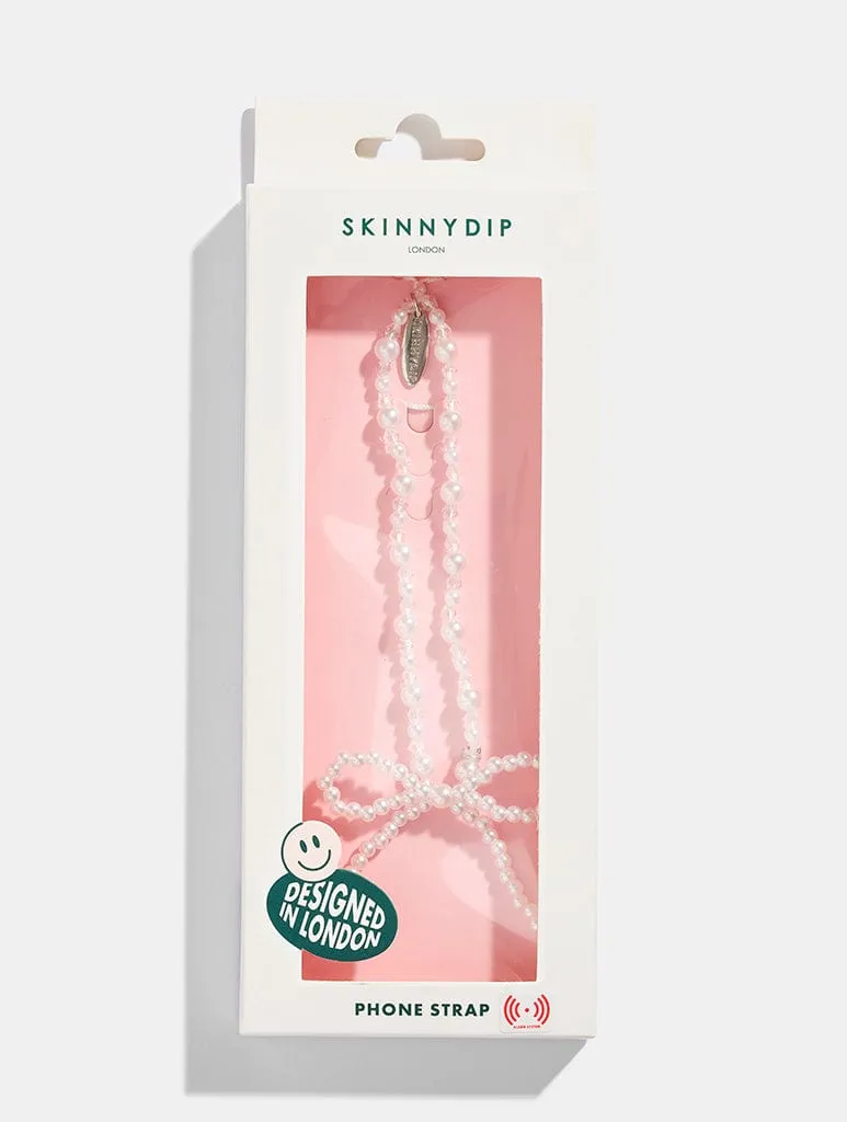 Bow Pearl Beaded Strap sold by Skinnydip London product image thumbnail 4