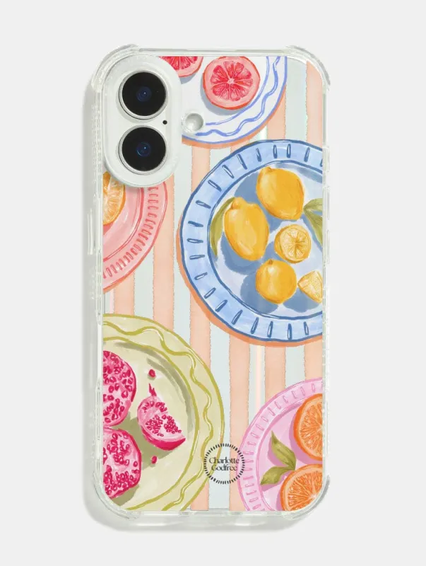 Charlotte Godfree x Skinnydip Citrus Fruit Shock iPhone Case sold by Skinnydip London