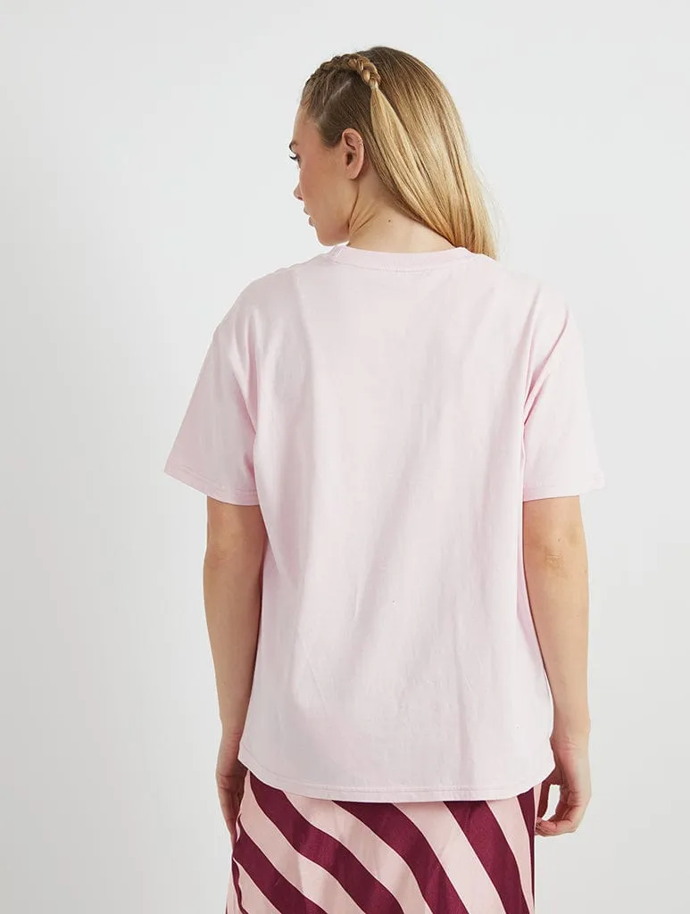 U Give Me The Ick T-Shirt In Pink sold by Skinnydip London product image thumbnail 2