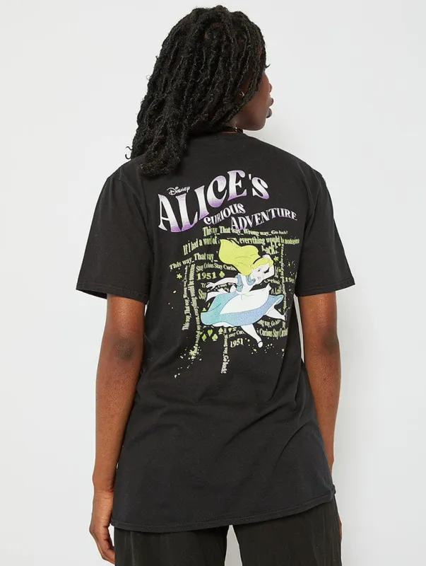 Disney Alice In Wonderland Graphic T-Shirt sold by Skinnydip London