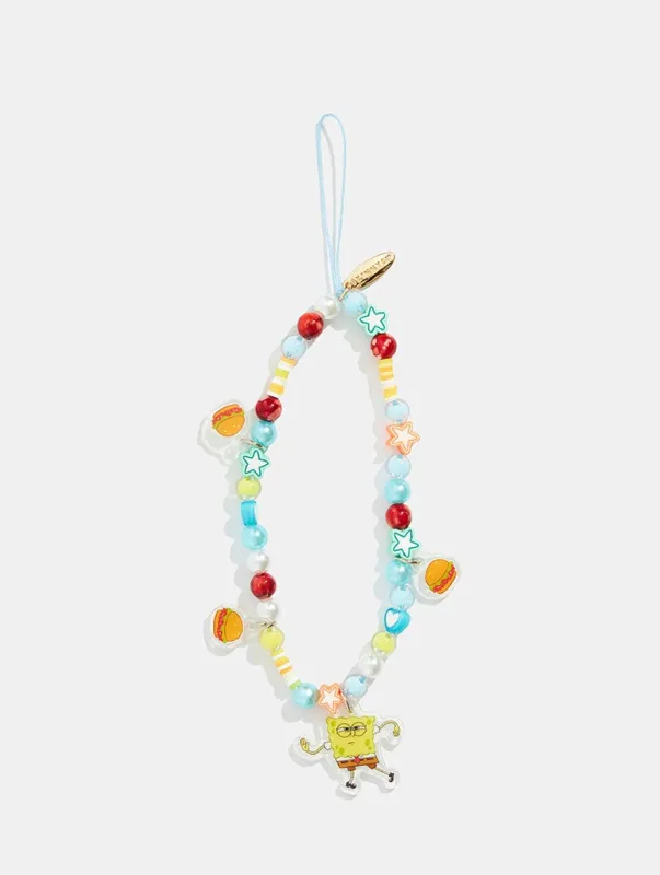 Spongebob Beaded Phone Charm sold by Skinnydip London