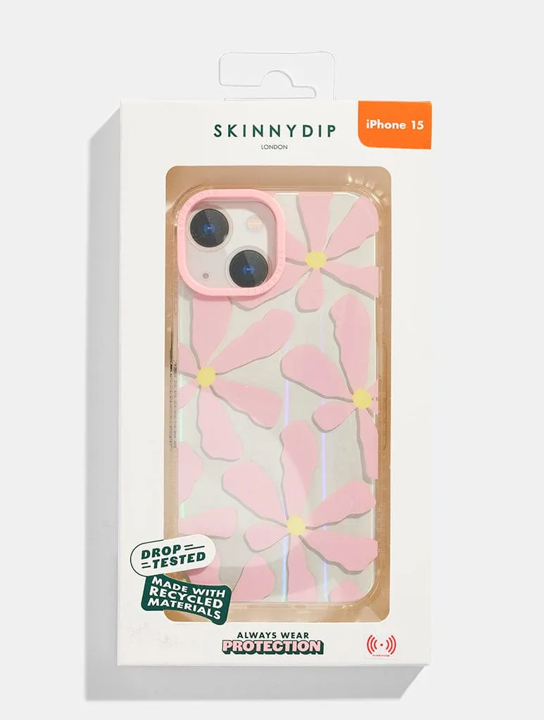 Pink Maxi Floral Shock iPhone Case sold by Skinnydip London product image thumbnail 4