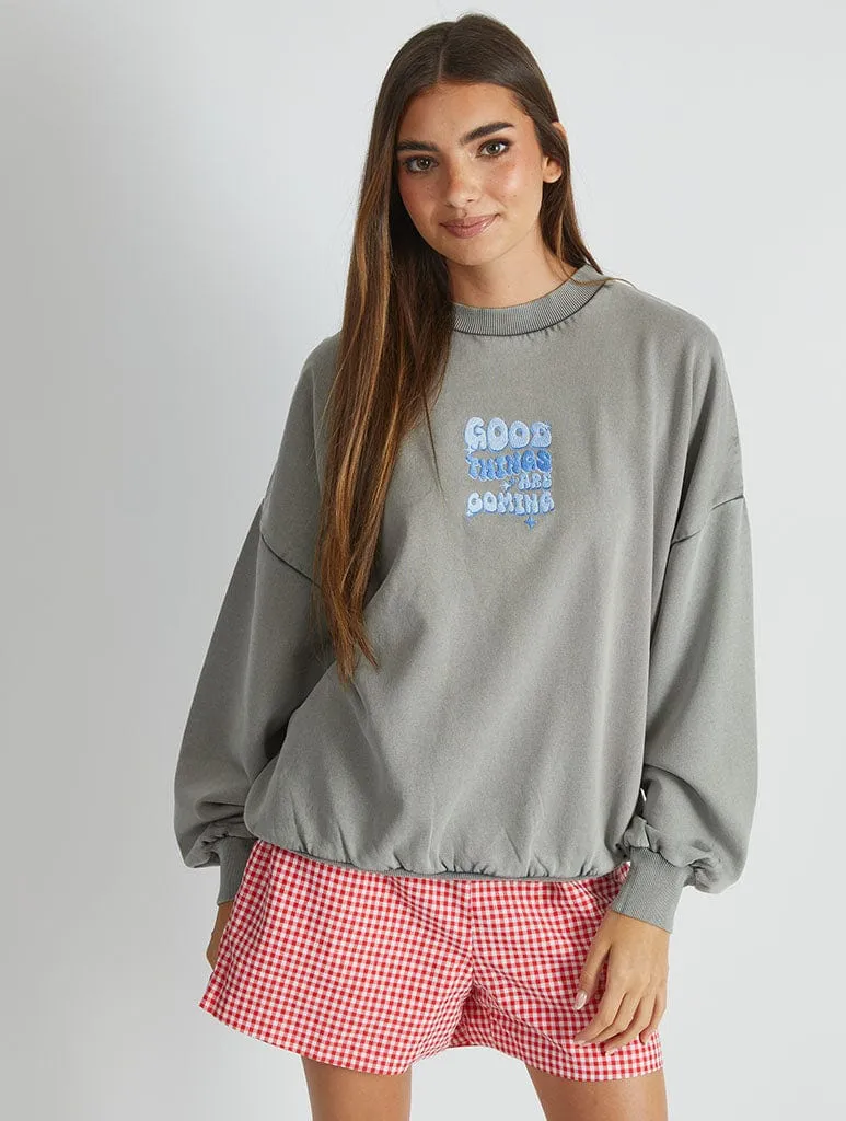 Good Things Are Coming Sweatshirt sold by Skinnydip London product image thumbnail 5