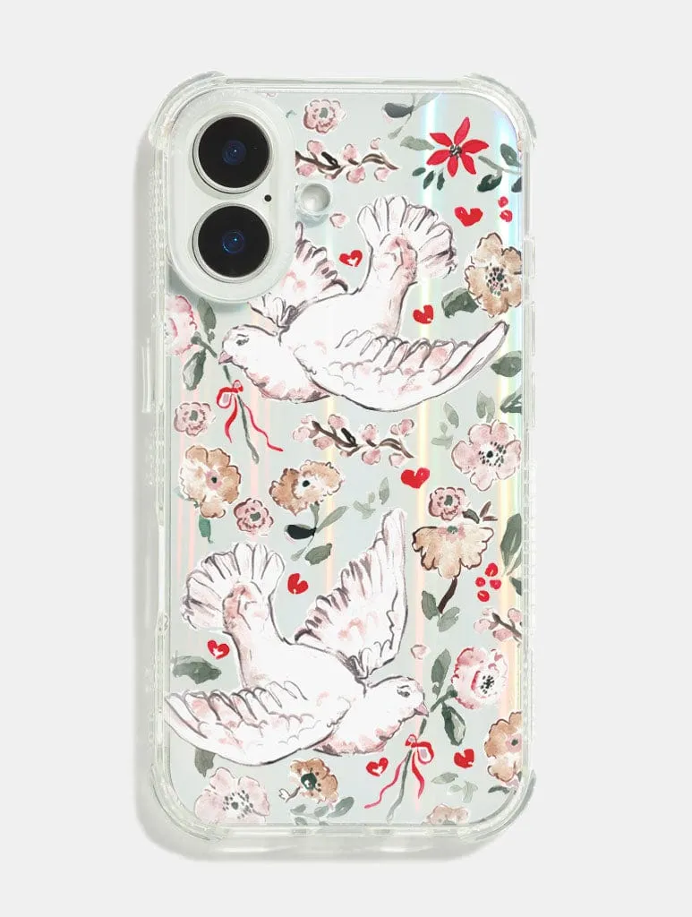 Sophie Amelia Creates x Skinnydip Doves Shock iPhone Case sold by Skinnydip London