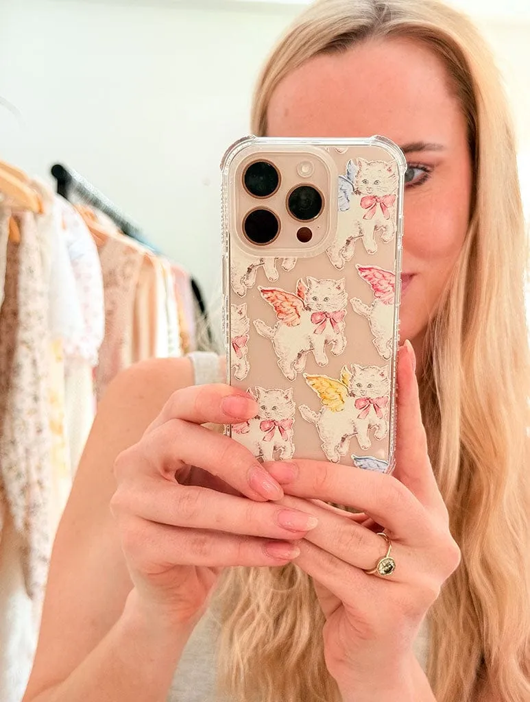 Sophie Amelia Creates x Skinnydip Angel Kittens Shock iPhone Case sold by Skinnydip London product image thumbnail 2