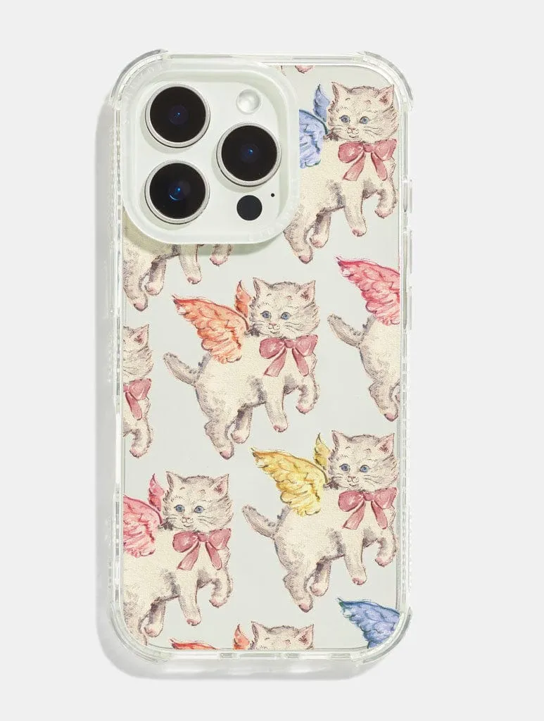 Sophie Amelia Creates x Skinnydip Angel Kittens Shock iPhone Case sold by Skinnydip London