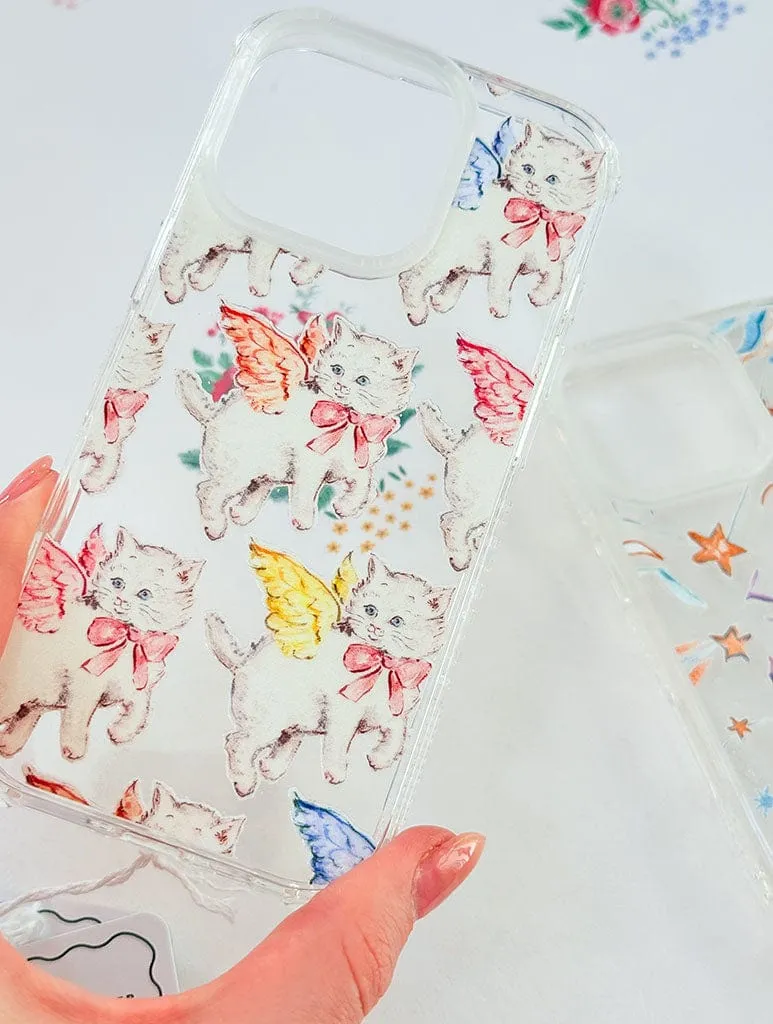 Sophie Amelia Creates x Skinnydip Angel Kittens Shock iPhone Case sold by Skinnydip London product image thumbnail 3