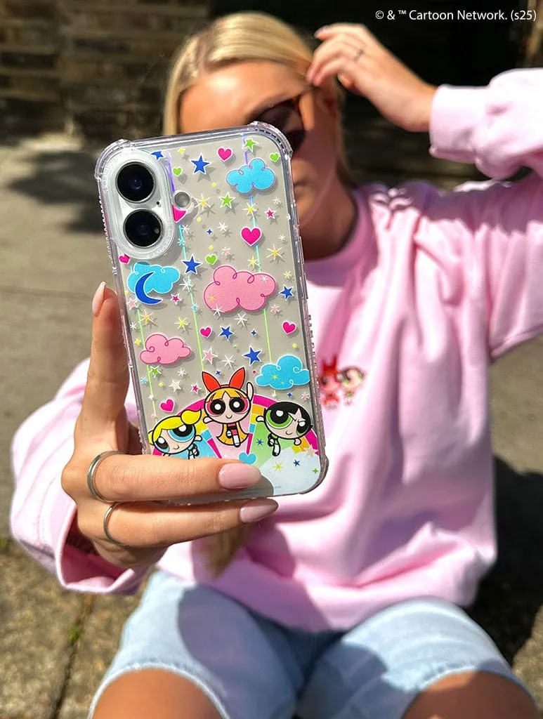 The PowerPuff Girls x Skinnydip Rainbow Clouds Shock iPhone Case sold by Skinnydip London product image thumbnail 2