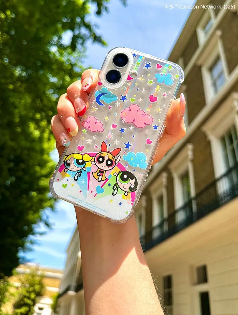 The PowerPuff Girls x Skinnydip Rainbow Clouds Shock iPhone Case sold by Skinnydip London product image thumbnail 3