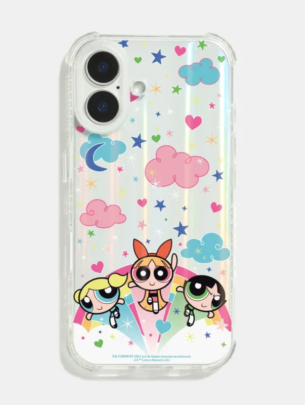 The PowerPuff Girls x Skinnydip Rainbow Clouds Shock iPhone Case sold by Skinnydip London