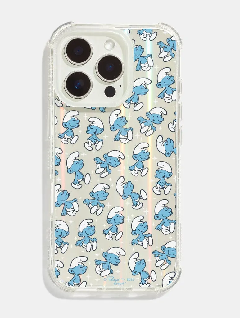 The Smurfs Repeat Shock iPhone Case sold by Skinnydip London