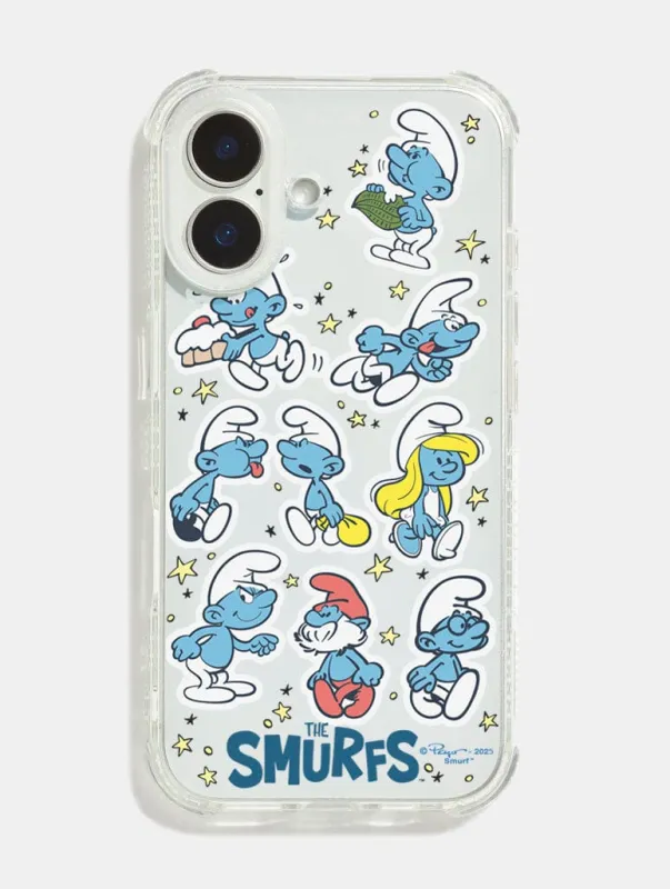 The Smurfs Sticker Shock iPhone Case sold by Skinnydip London