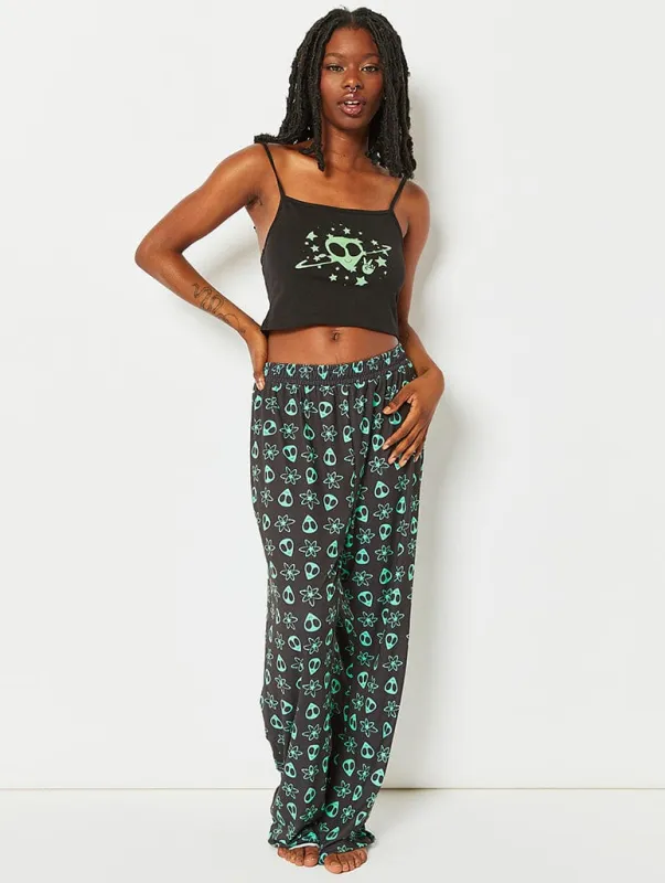 Alien Trouser and Vest Pyjama Set sold by Skinnydip London