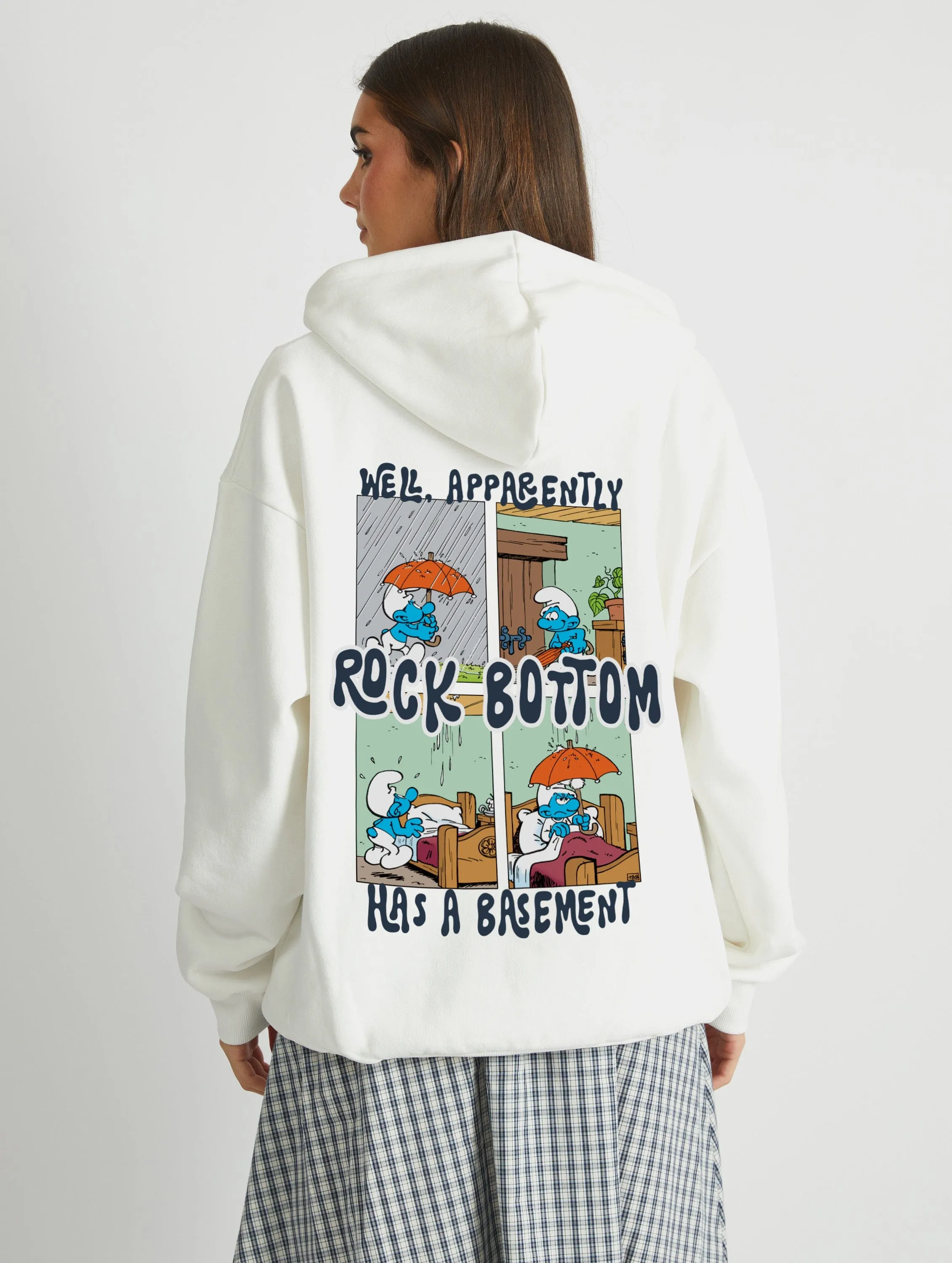 The Smurfs Rock Bottom Hoodie sold by Skinnydip London