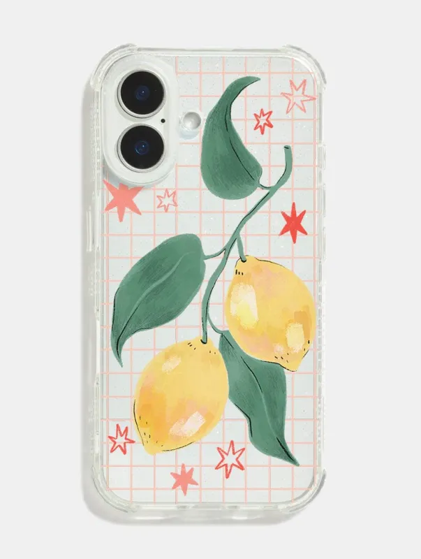 Cloudy Afternoon Studio x Skinnydip Lemons Shock iPhone Case sold by Skinnydip London