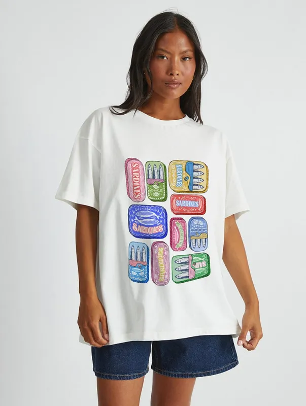 Sardine Tins T-Shirt sold by Skinnydip London