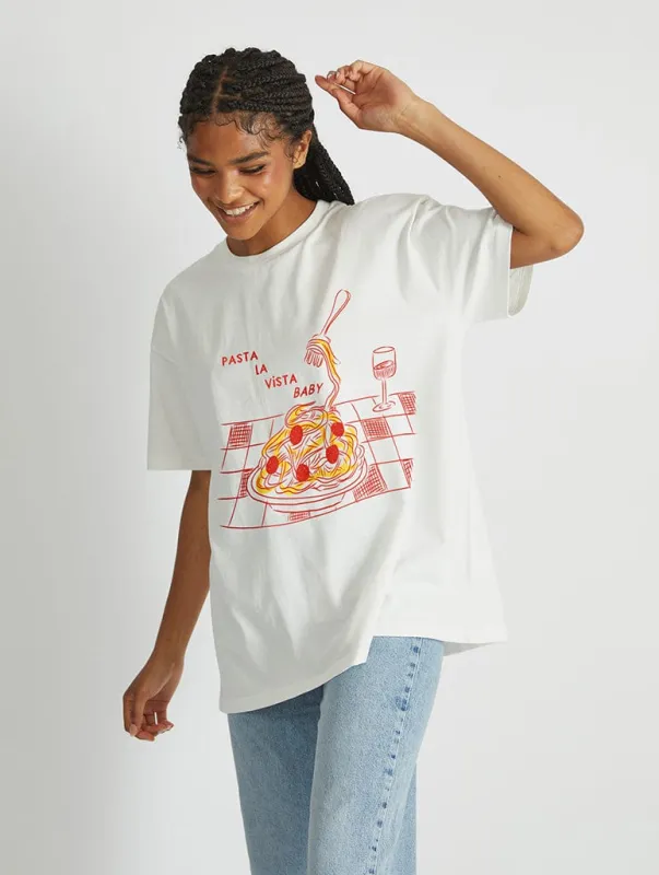Pasta La Vista T-Shirt sold by Skinnydip London