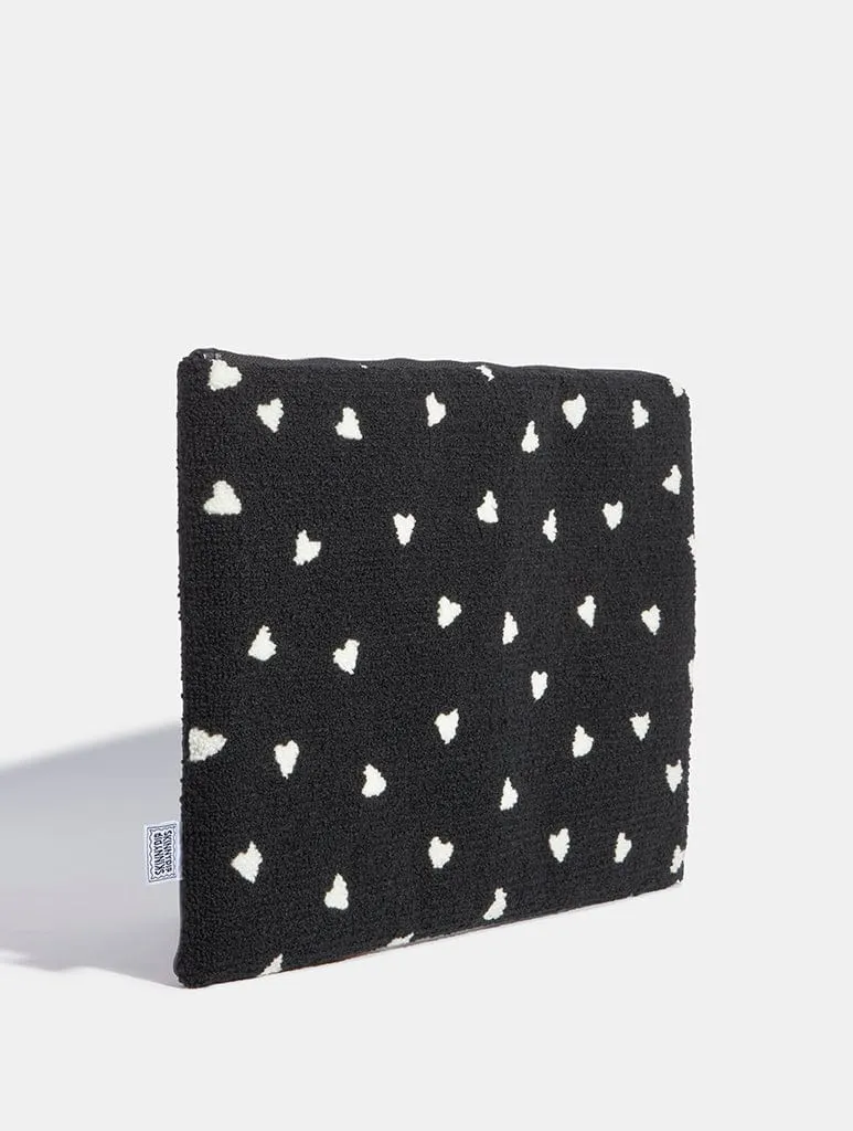 Ditsy Heart Fuzzy Laptop Case sold by Skinnydip London product image thumbnail 3