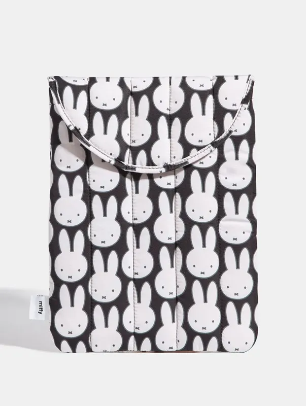 Miffy x Skinnydip Laptop Sleeve in Black sold by Skinnydip London