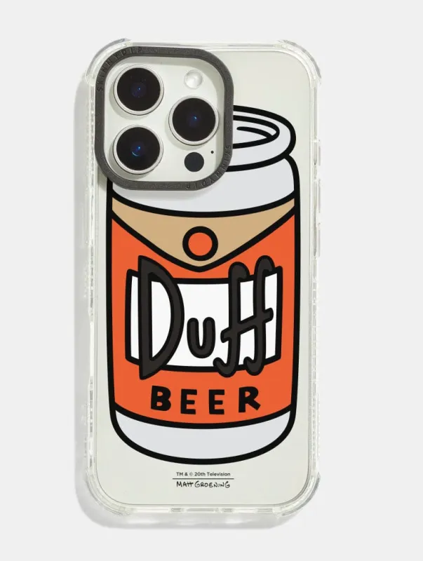 The Simpsons Duff Beer Shock iPhone Case sold by Skinnydip London