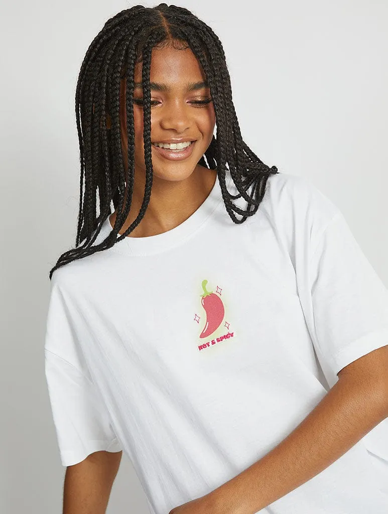 The Simpsons x Skinnydip Springfield Chilli T-Shirt sold by Skinnydip London product image thumbnail 2