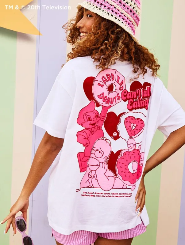 The Simpsons x Skinnydip Homer Donuts T-Shirt sold by Skinnydip London