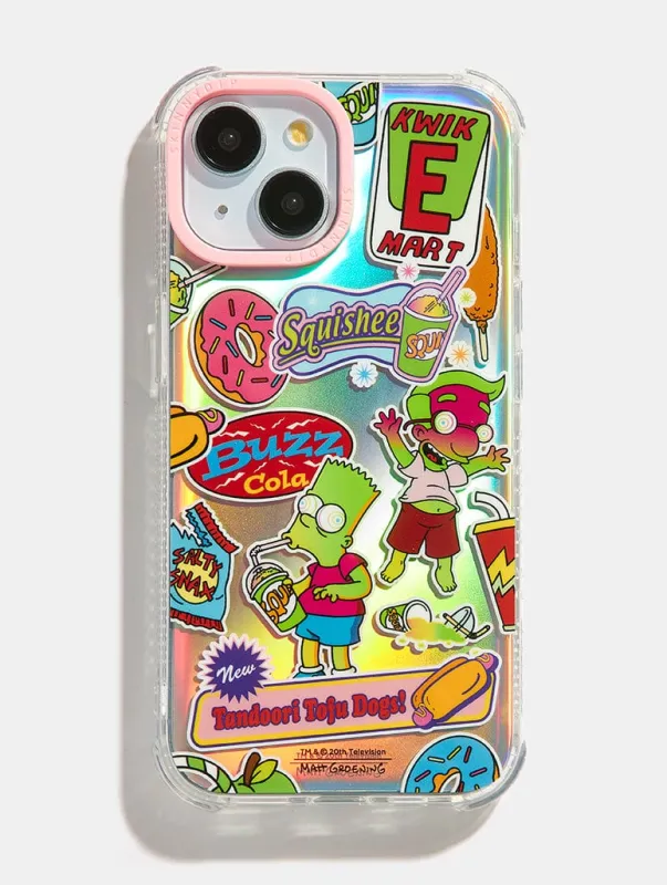 The Simpsons x Skinnydip Kwik-E-Mart Sticker Shock iPhone Case sold by Skinnydip London