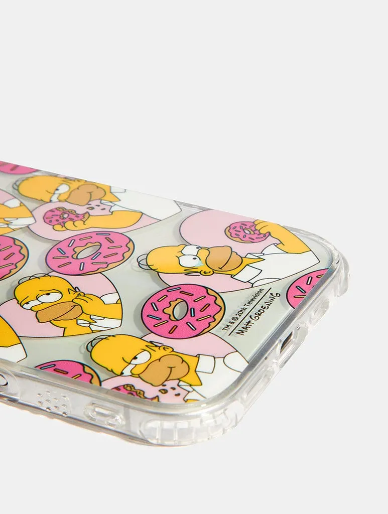 The Simpsons x Skinnydip Donut Lover Shock iPhone Case sold by Skinnydip London product image thumbnail 4