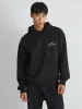 The Simpsons Springfield Fast Food Hoodie in Black sold by Skinnydip London