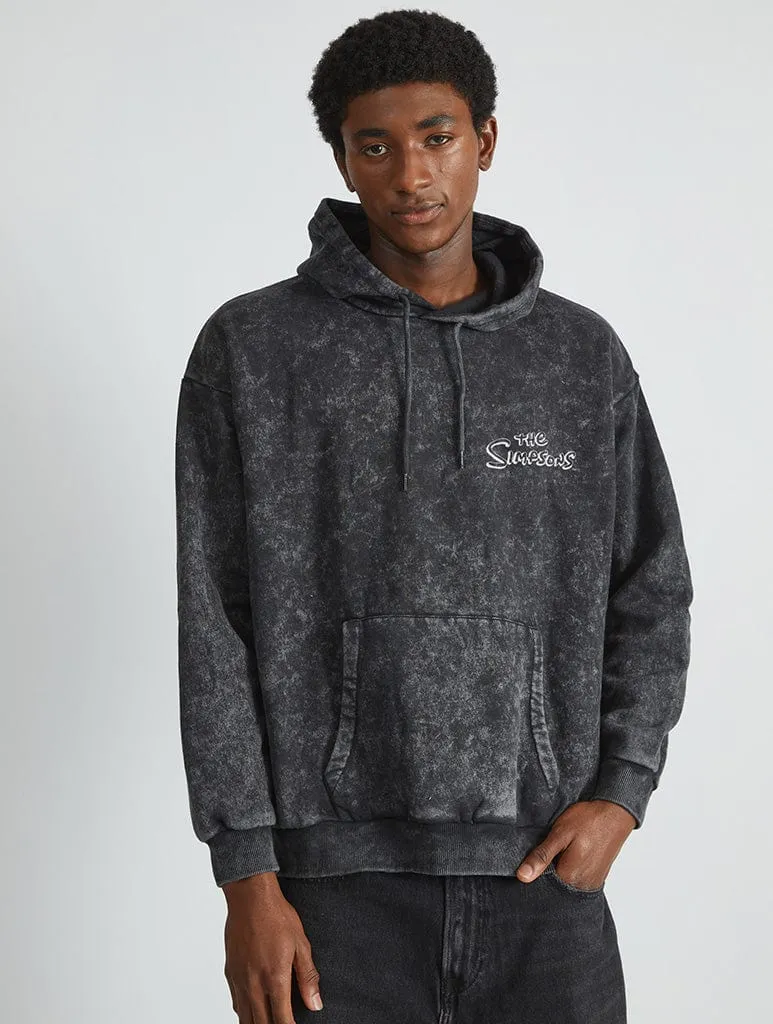 The Simpsons Krusty-O's Hoodie in Acid Wash sold by Skinnydip London product image thumbnail 2