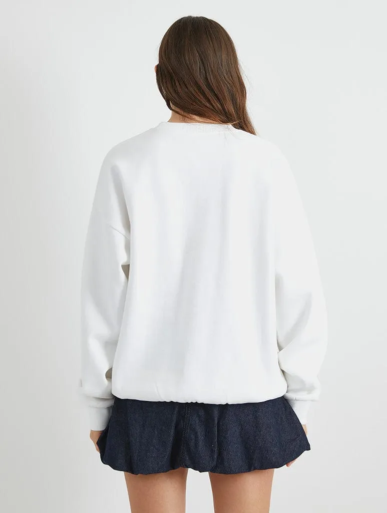 The Simpsons Smiley Egg Still Sweatshirt sold by Skinnydip London product image thumbnail 2