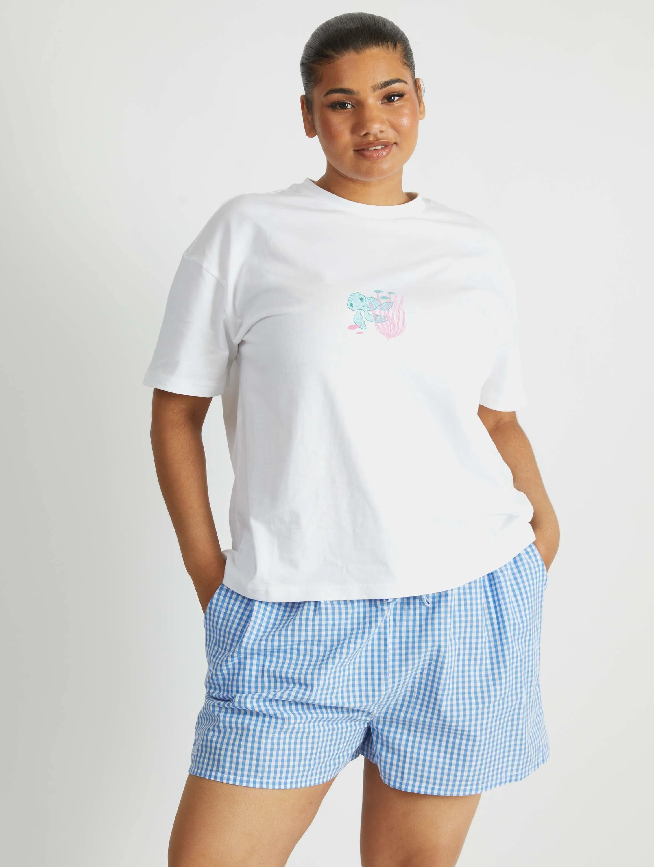Disney Finding Nemo You So Totally Rock Squirt! T-Shirt In White sold by Skinnydip London product image thumbnail 2