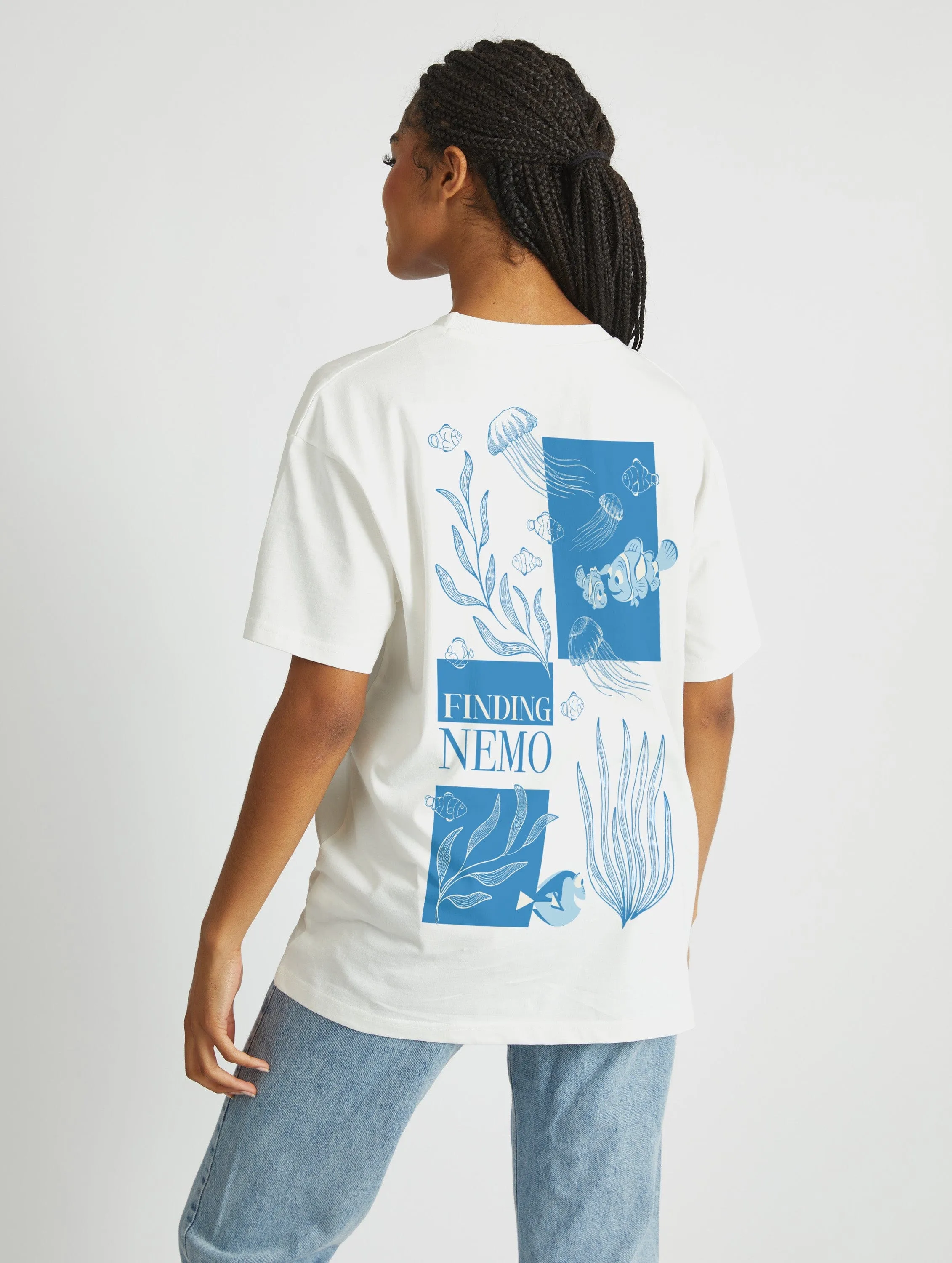 Disney Finding Nemo Ocean T-Shirt In White sold by Skinnydip London