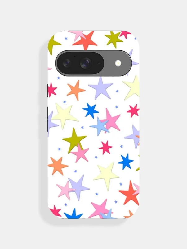 Colourful Stars Ultra Protective Google Pixel Case sold by Skinnydip London