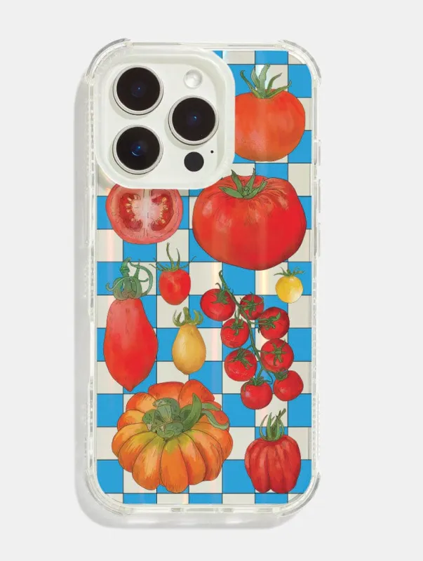 Natdraws x Skinnydip Tomato Girl Shock iPhone Case made by Skinnydip London