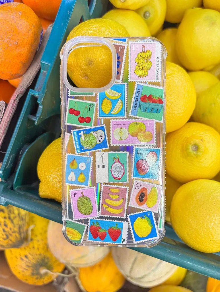 Natdraws x Skinnydip Fruit Postage Stamps Shock iPhone Case sold by Skinnydip London product image thumbnail 2