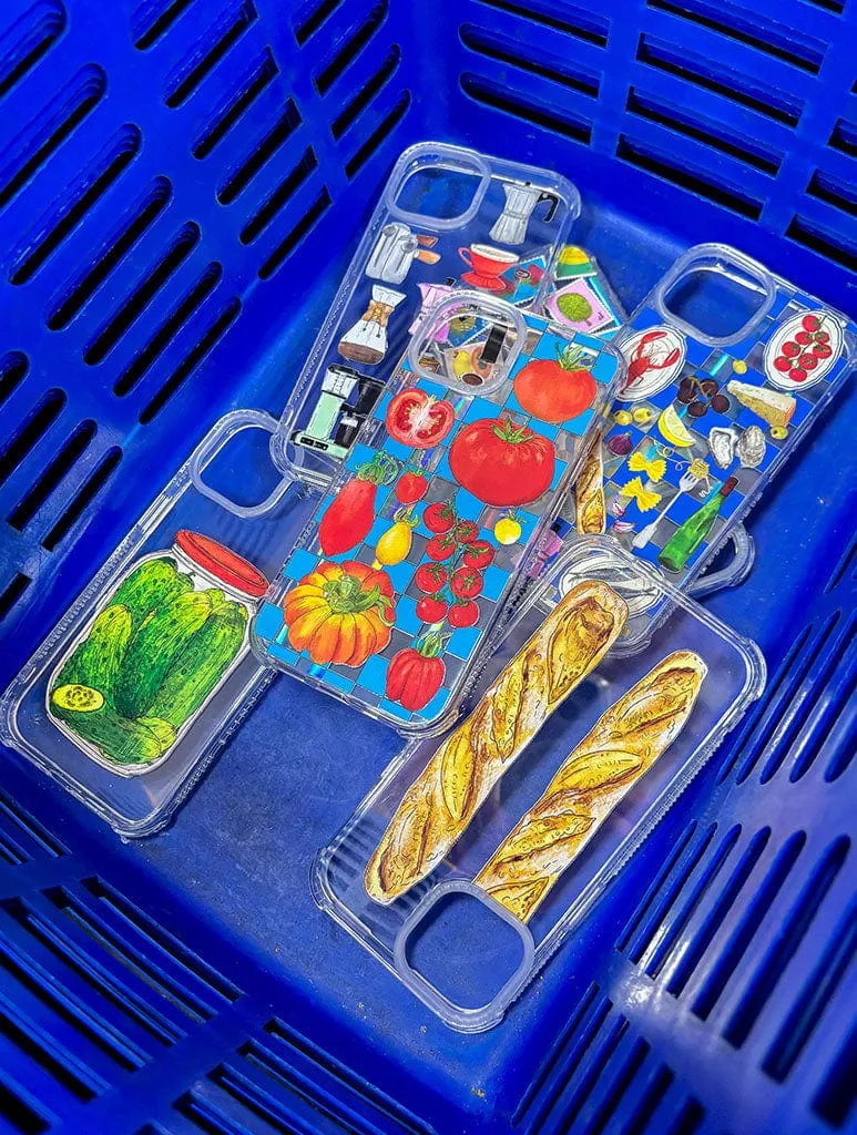 Natdraws x Skinnydip Fruit Postage Stamps Shock iPhone Case sold by Skinnydip London product image thumbnail 5