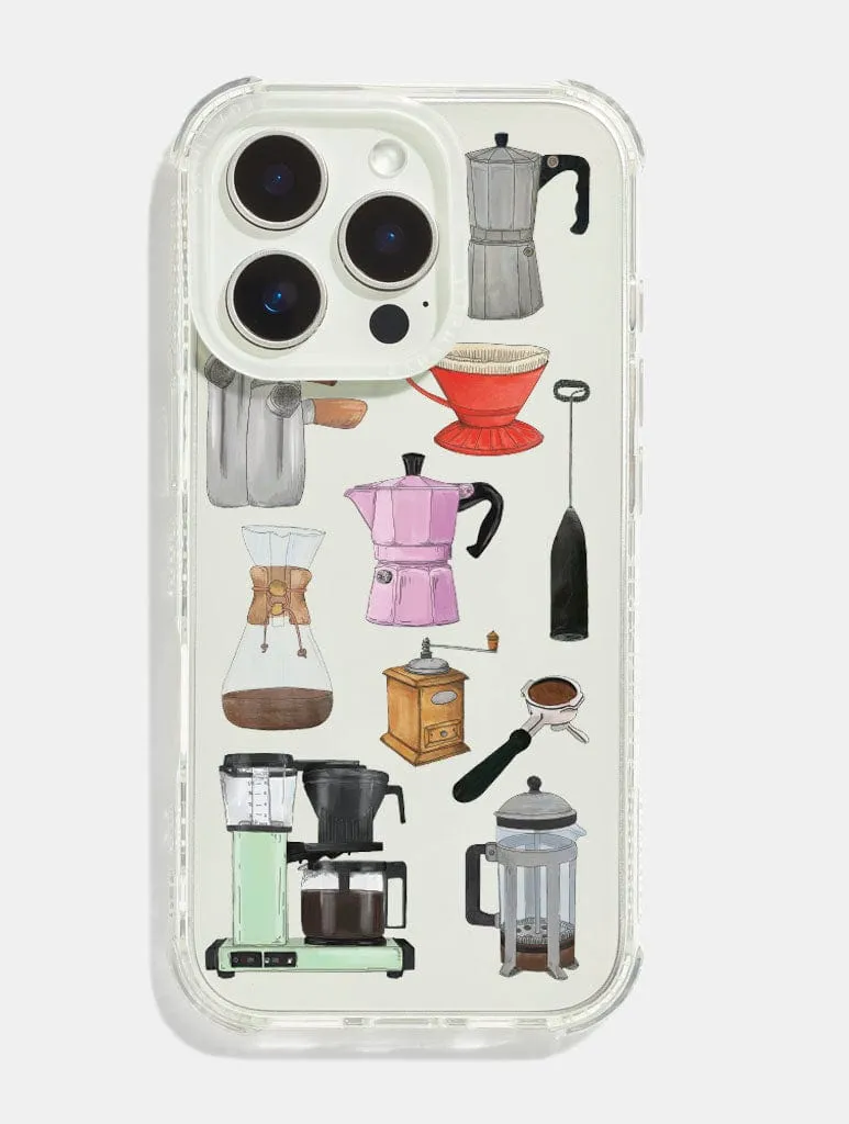 Natdraws x Skinnydip Coffee Shock iPhone Case sold by Skinnydip London