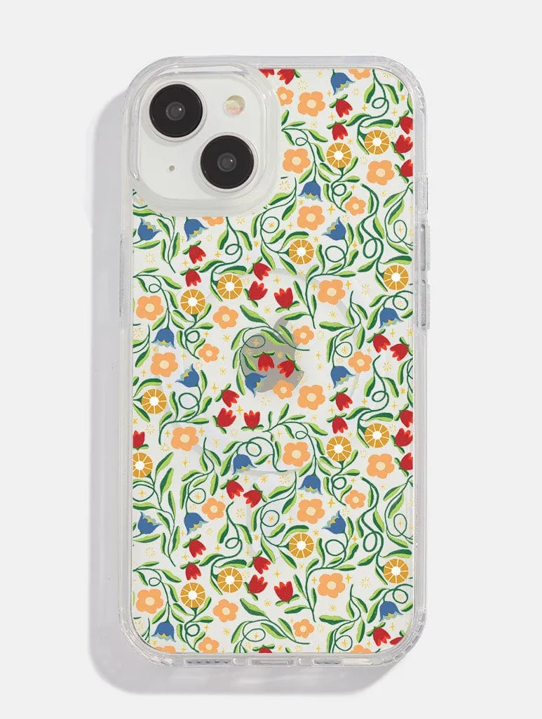 Meg Harriet x Skinnydip Flower Garden MagSafe iPhone Case sold by Skinnydip London