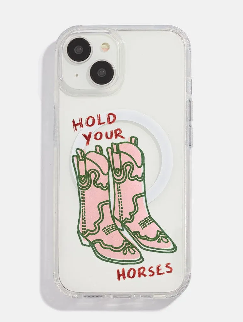 Hand And Palm x Skinnydip Hold Your Horses MagSafe iPhone Case sold by Skinnydip London