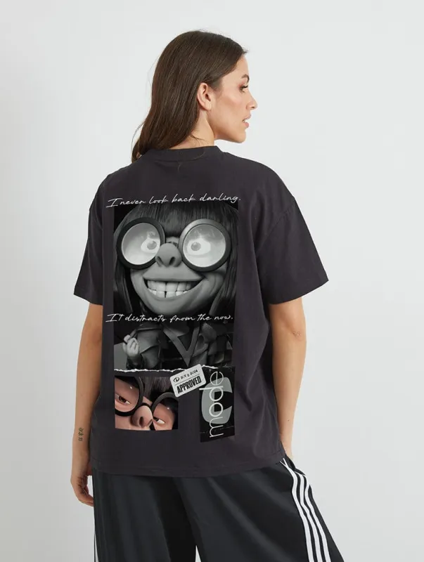 Disney The Incredibles Edna Mode T-Shirt In Black sold by Skinnydip London