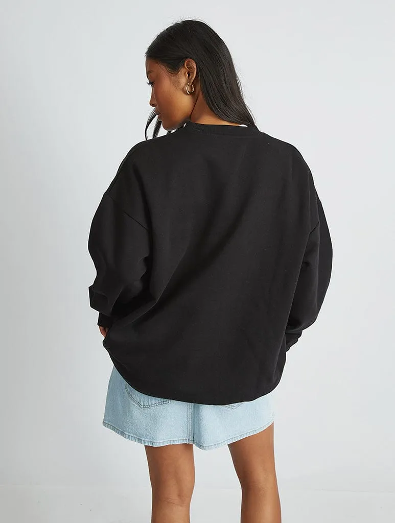 Disney Cars Team McQueen Sweatshirt In Black sold by Skinnydip London product image thumbnail 2