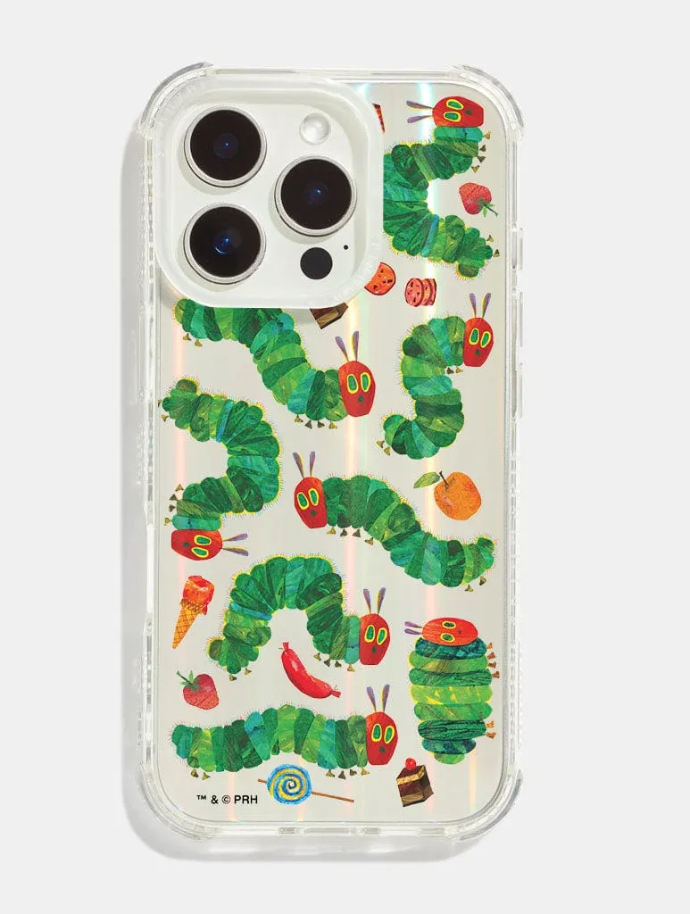 The Very Hungry Caterpillar Party Foods Holo Shock iPhone Case sold by Skinnydip London