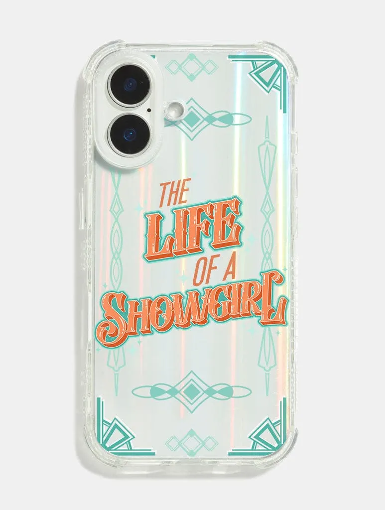 Showgirl Slogan Shock iPhone Case sold by Skinnydip London