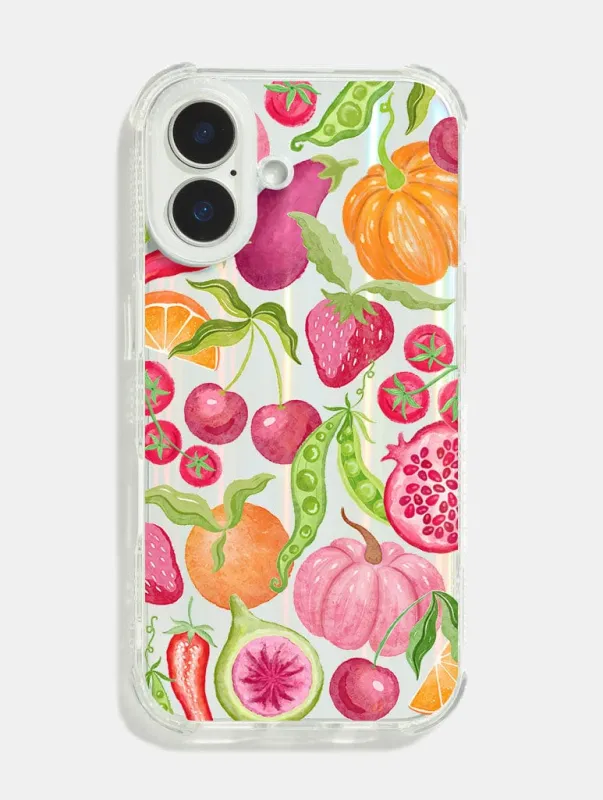 Autumn Fruit & Veg Shock iPhone Case sold by Skinnydip London