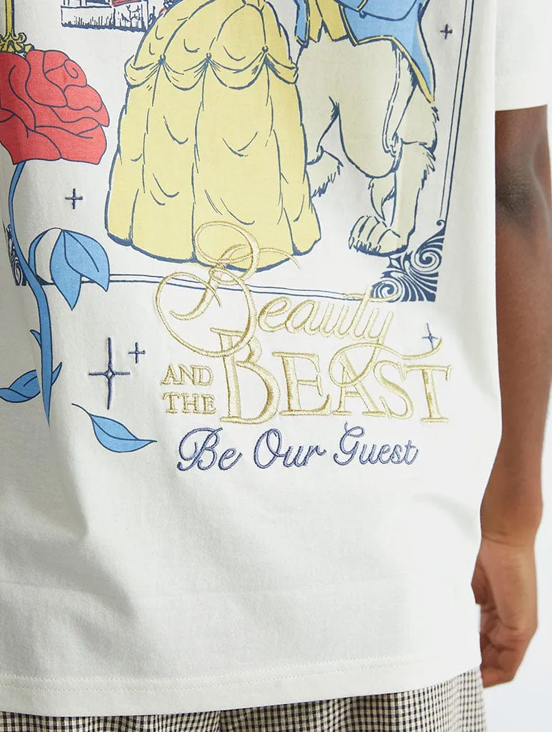 Disney Beauty and The Beast Poster T-Shirt sold by Skinnydip London product image thumbnail 4