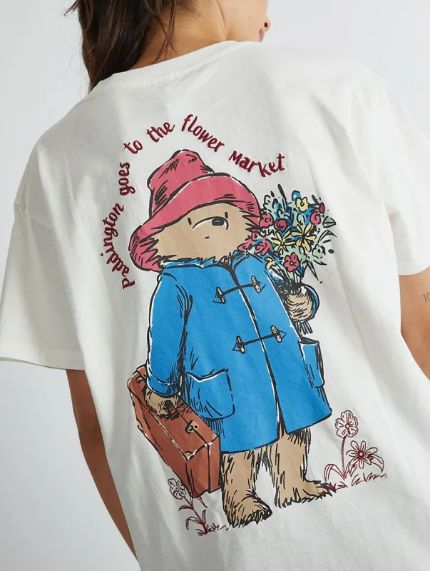 Paddington x Skinnydip Flower T-Shirt sold by Skinnydip London