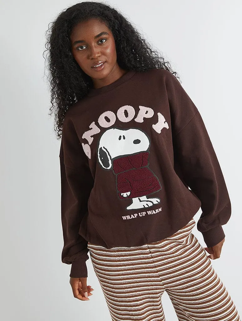Peanuts x Skinnydip Snoopy Wrap Up Warm Sweatshirt sold by Skinnydip London product image thumbnail 2